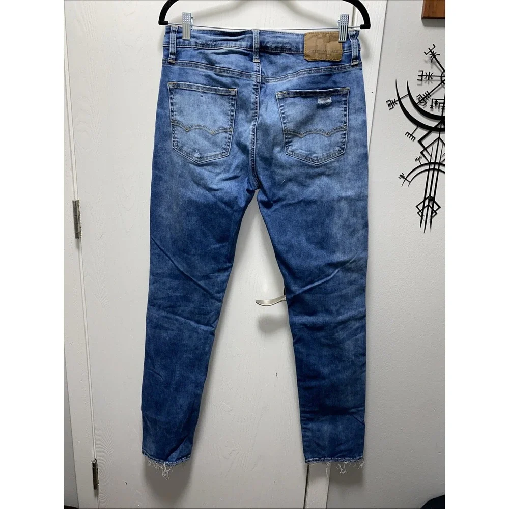 American‎ Eagle Men's Extreme Flex Distressed Skinny Jeans 30x32